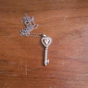 Heart Key Necklace